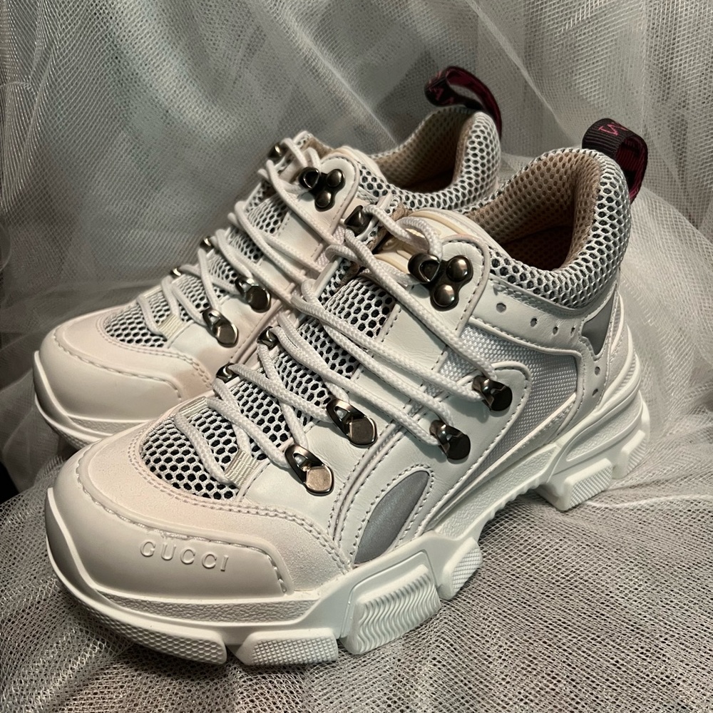 Gucci Flashtrek size 34.5 (4.5 US) Brand new, no dust bag, no box.